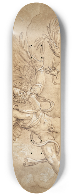 Giulio Romano - Copy after Giulio Romanos Fall of Icarus 8.25 inch art skate deck