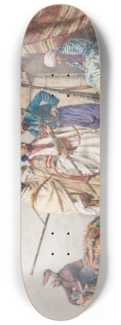 Giulio Rosati - The seller of arms 8.25 inch art skate deck
