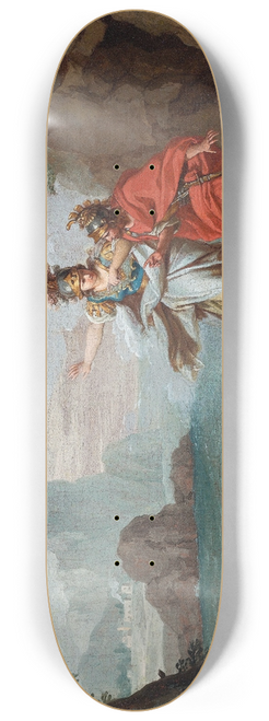 Giuseppe Bottani - Athena Appearing To Odysseus To Reveal The Island Of Ithaca 8.25 inch art skate deck