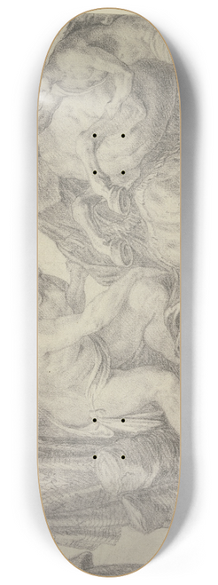 Abraham van Diepenbeeck - The adoration of the Kings 8.25 inch art skate deck