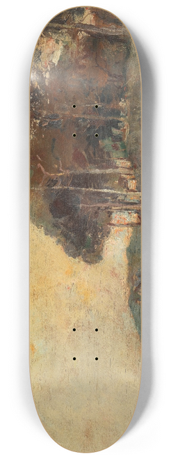 Giuseppe Casciaro - Mediterranean Coast at Dusk 8.25 inch art skate deck