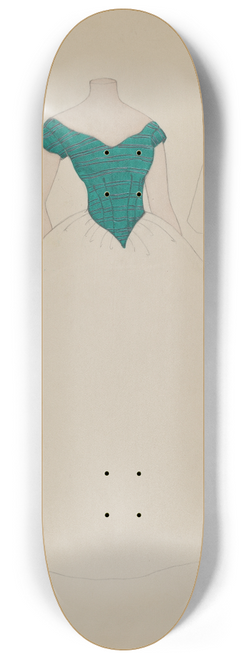 Gladys Cook - Bodice 8.25 inch art skate deck