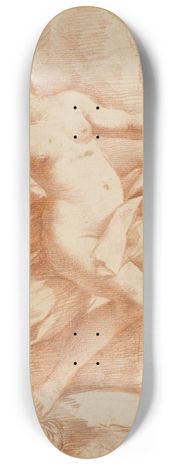 Guercino - Andromeda Chained To A Rock, Threatened By A Sea Monster 8.25 inch art skate deck