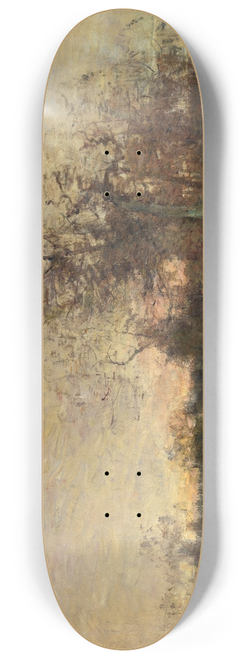 Guillaume Vogels - The Pond in Ixelles 8.25 inch art skate deck