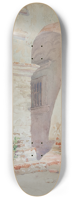 Gunnar Mauritz Widforss - Mission San Juan Capistrano, 8.25 inch art skate deck