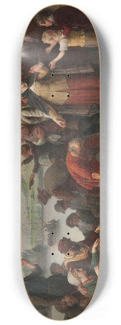 Gustaf Brusewitz - The First Emigration from Gothenburg to New Sweden 8.25 inch art skate deck