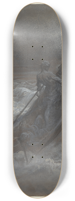 Gustave Dor - After the Shipwreck  Design for an Illustration of Coleridges The Rime of the Ancient Mariner 8.25 inch art skate deck