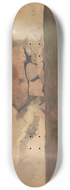 Gustav Wentzel - Stone Blocks 8.25 inch art skate deck