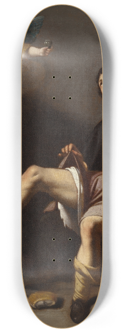 Guy Franois - Saint Roch and the Angel 8.25 inch art skate deck