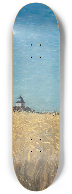 Hans Am Ende - Kornfeld im Hochsommer 8.25 inch art skate deck