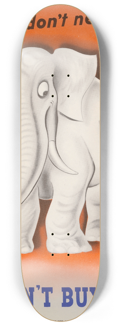 Alex McLaren - If You Dont Need ItDont Buy It 8.25 inch art skate deck