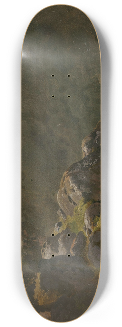 Hans Gude - From Kvamsy in the Sognefjord 8.25 inch art skate deck
