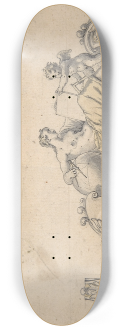 Hans Krumpper - Allegory of Geometry 8.25 inch art skate deck
