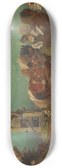 Hans Makart - Entwurf zum Festzug 1879  Die Maschinenbauer und Mechaniker 8.25 inch art skate deck