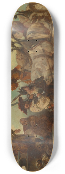 Hans Makart - Entwurf zum Festzug 1879  Die Schmiede 8.25 inch art skate deck