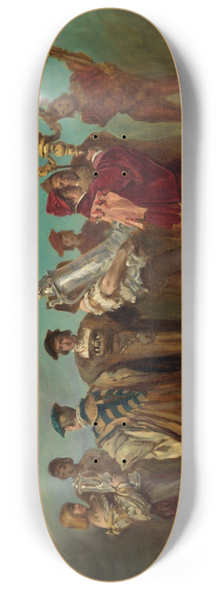 Hans Makart - Entwurf zum Festzug 1879  Graveure und Erzgieer 8.25 inch art skate deck