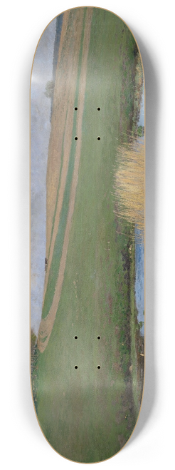 Hans Richard von Volkmann - Sommerlandschaft mit einem Tmpel 8.25 inch art skate deck