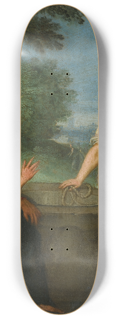 Hans Rottenhammer - Christ And The Woman At The Well 8.25 inch art skate deck