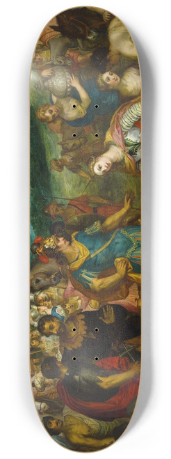 Hans Rottenhammer - The Encounter of David and Abigail 8.25 inch art skate deck