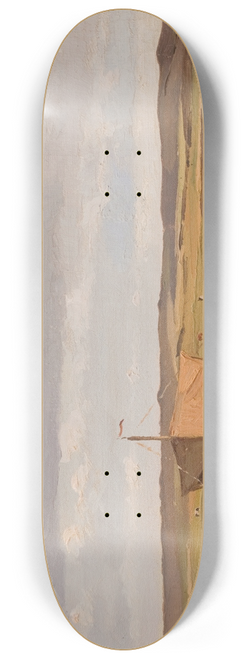 Hans Smidth - The Artists Shelter on the Moors in Jutland 8.25 inch art skate deck