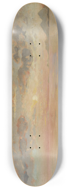 Alfred Casile - Bord de mer, soleil levant 8.25 inch art skate deck
