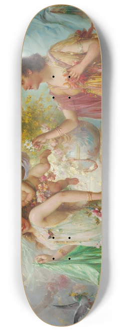 Hans Zatzka - A classical idyll 8.25 inch art skate deck