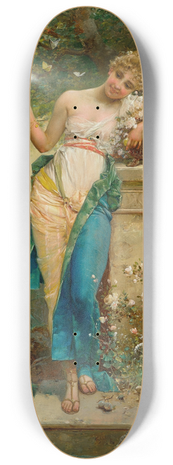 Hans Zatzka - Oriental Beauty 8.25 inch art skate deck