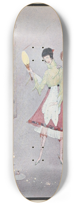 Harry Clarke - A long black pudding came winding and wriggling towards her 8.25 inch art skate deck