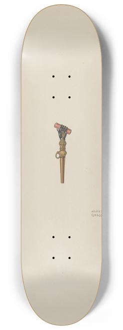Harry Grossen - Watch Key 8.25 inch art skate deck