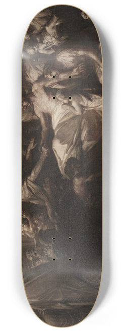 Heinrich Friedrich Fger - Der Tod des Germanicus 8.25 inch art skate deck