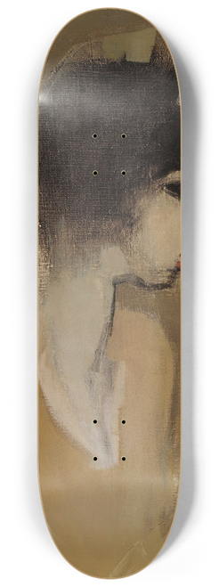Helene Schjerfbeck - Profile of a Woman (from memory) 8.25 inch art skate deck