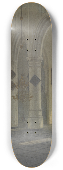 Hendrick Cornelisz. van Vliet - Church Interior 8.25 inch art skate deck