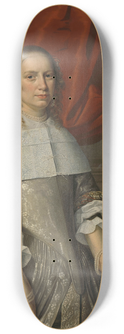 Hendrick Cornelisz. van Vliet - Portrait of a Woman 8.25 inch art skate deck