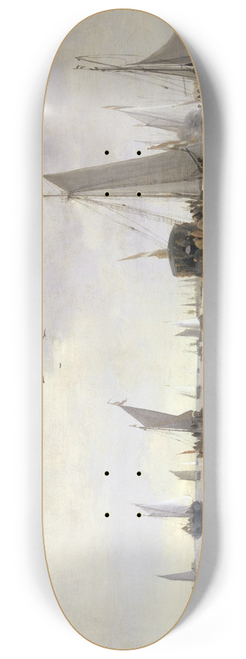 Hendrick de Meijer - Festive Reception of a Stateyacht 8.25 inch art skate deck