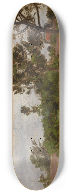Alfred Elsen - A Dune Landscape 8.25 inch art skate deck