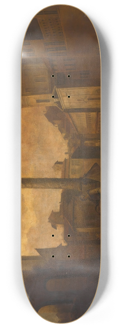 Hendrick Mommers - Amsterdam View Of A Roman Market 8.25 inch art skate deck
