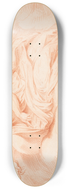 Hendrik Krock - Gudfader svvende p en sky 8.25 inch art skate deck