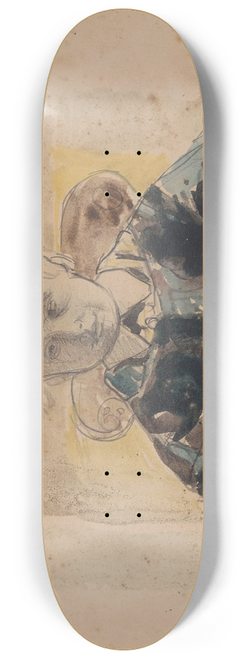 Henri de Braekeleer - Emile Antoine Vauthier as Child 8.25 inch art skate deck