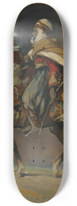 Henri Deluermoz - An Algerian horseman 8.25 inch art skate deck