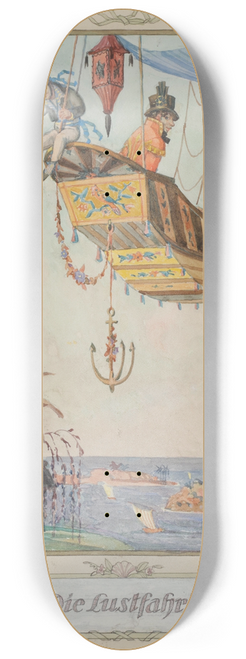 Alfred Hagel - Die Lustfahrt 8.25 inch art skate deck