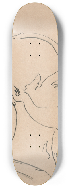 Henri Gaudier-Brzeska - Portrait of a Woman 2 8.25 inch art skate deck