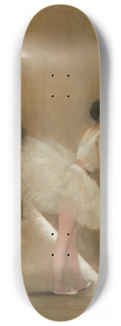 Henri Gervex - Behind the curtain at the ballet 8.25 inch art skate deck
