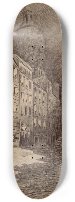 Henrique Alvim Corra - Abandoned London 8.25 inch art skate deck