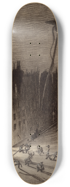 Henrique Alvim Corra - Martian Viewing Drunken Crowd 8.25 inch art skate deck