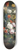 Johann Baptist Drechsler - Tulips, daffodils, roses and other flowers in a vase on a stone ledge with butterflies and a birds nest 8.25 inch art skate deck