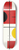 Myriam Thyes - Four spaces with planes, circles and cross 8.25 inch art skate deck