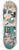 Utagawa Kunisada (Toyokuni III) - Act IX; Oishi Disguises Yuranosuke as a Komus (Flute-Playing Monk); Oishi Attacks Honz for Having Brought about Enyas Demise 8.25 inch art skate deck