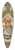 Adolf Wlfli - Musikant 39.3 inch art pintail longboard deck