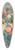 Alexander Altmann - Field of Flowers 39.3 inch art pintail longboard deck