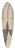 Amede Lynen - Figure of a Man 39.3 inch art pintail longboard deck